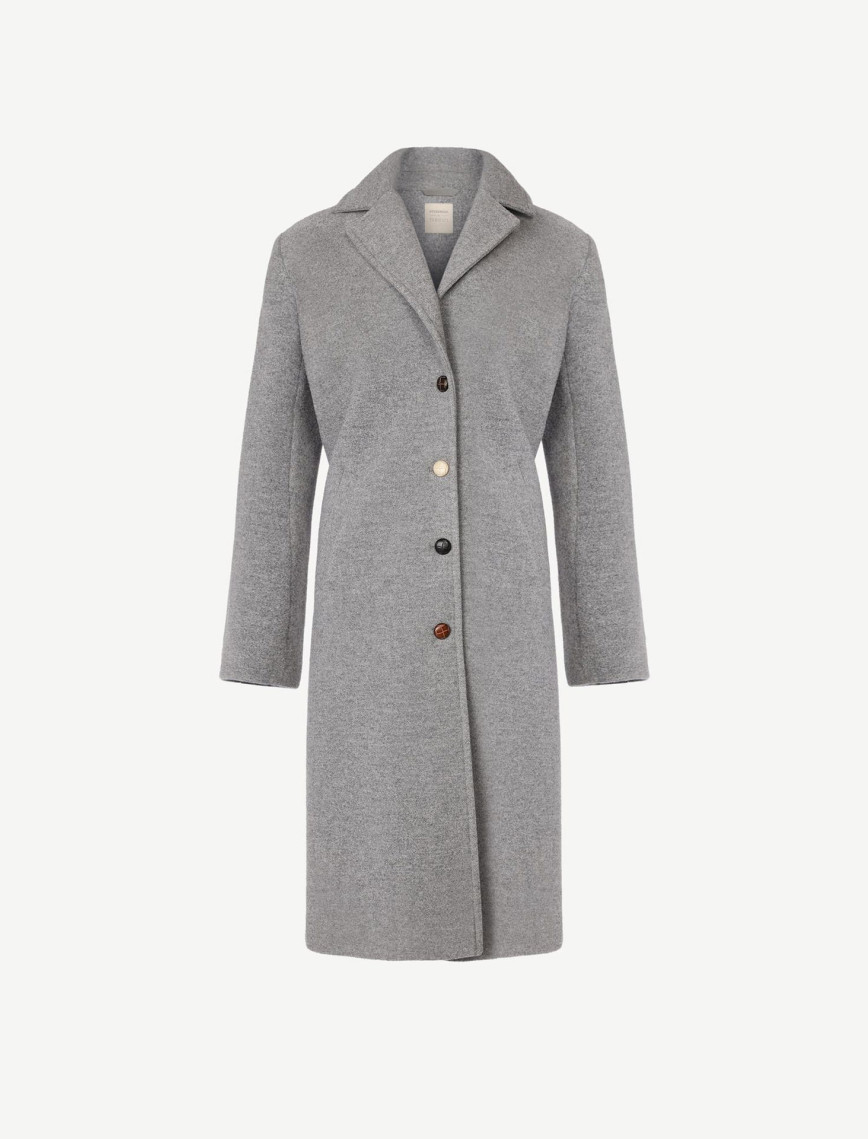 YARGICI Düğme Detaylı Palto YARGICI Düğme Detaylı Palto