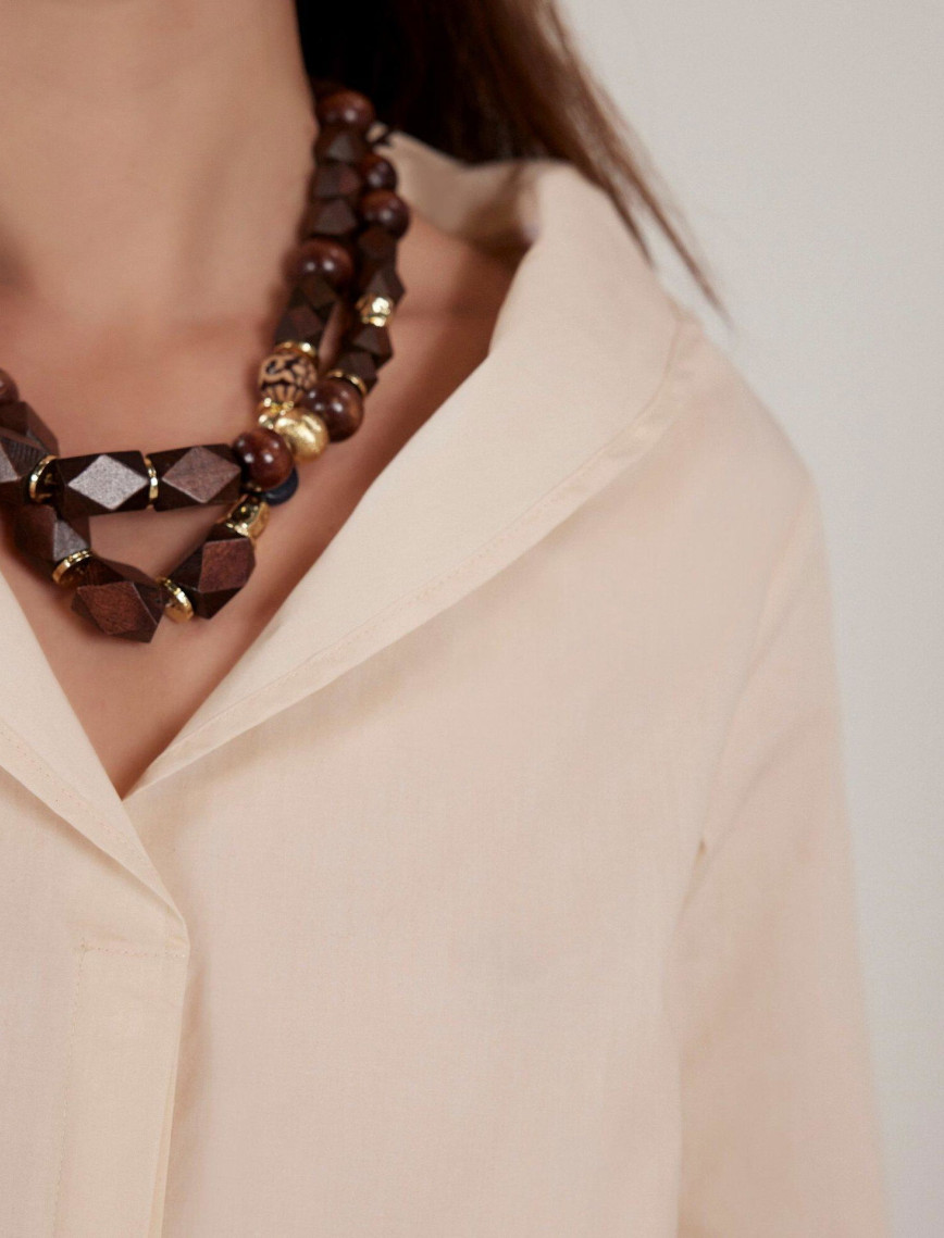 Fırfır Yaka Gömlek Fırfır Yaka Gömlek