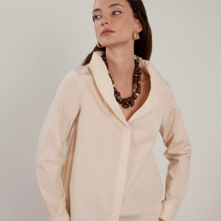 Fırfır Yaka Gömlek Fırfır Yaka Gömlek