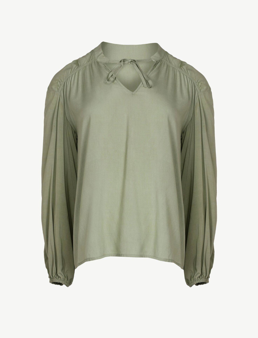 YARGICI Önü Bağlamalı Bluz YARGICI Önü Bağlamalı Bluz