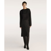 YARGICI Yırtmaç Detaylı Kalem Etek YARGICI Yırtmaç Detaylı Kalem Etek