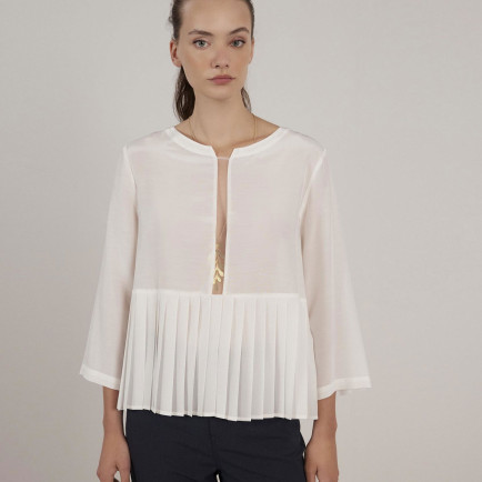 YARGICI Pileli Bluz YARGICI Pileli Bluz