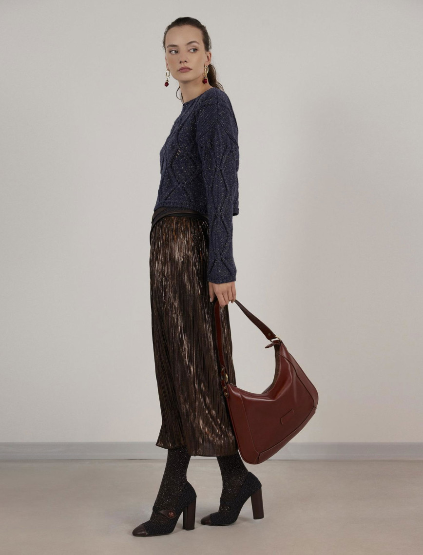 YARGICI Pileli Etek YARGICI Pileli Etek