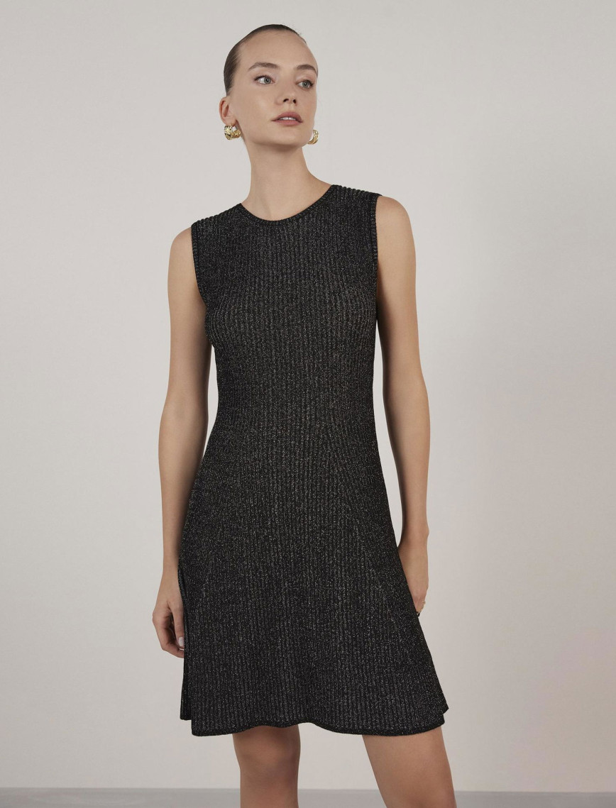 YARGICI Volanlı Triko Elbise YARGICI Volanlı Triko Elbise