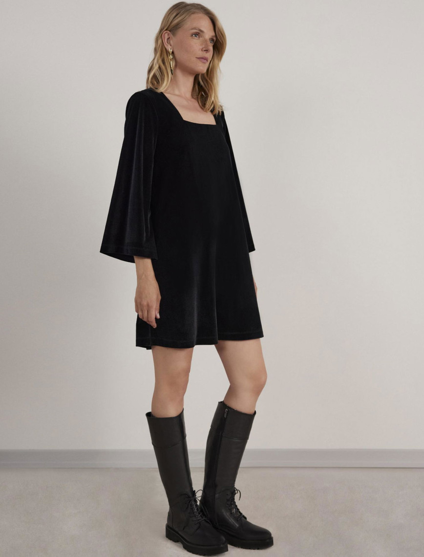 YARGICI Kare Yaka Elbise YARGICI Kare Yaka Elbise