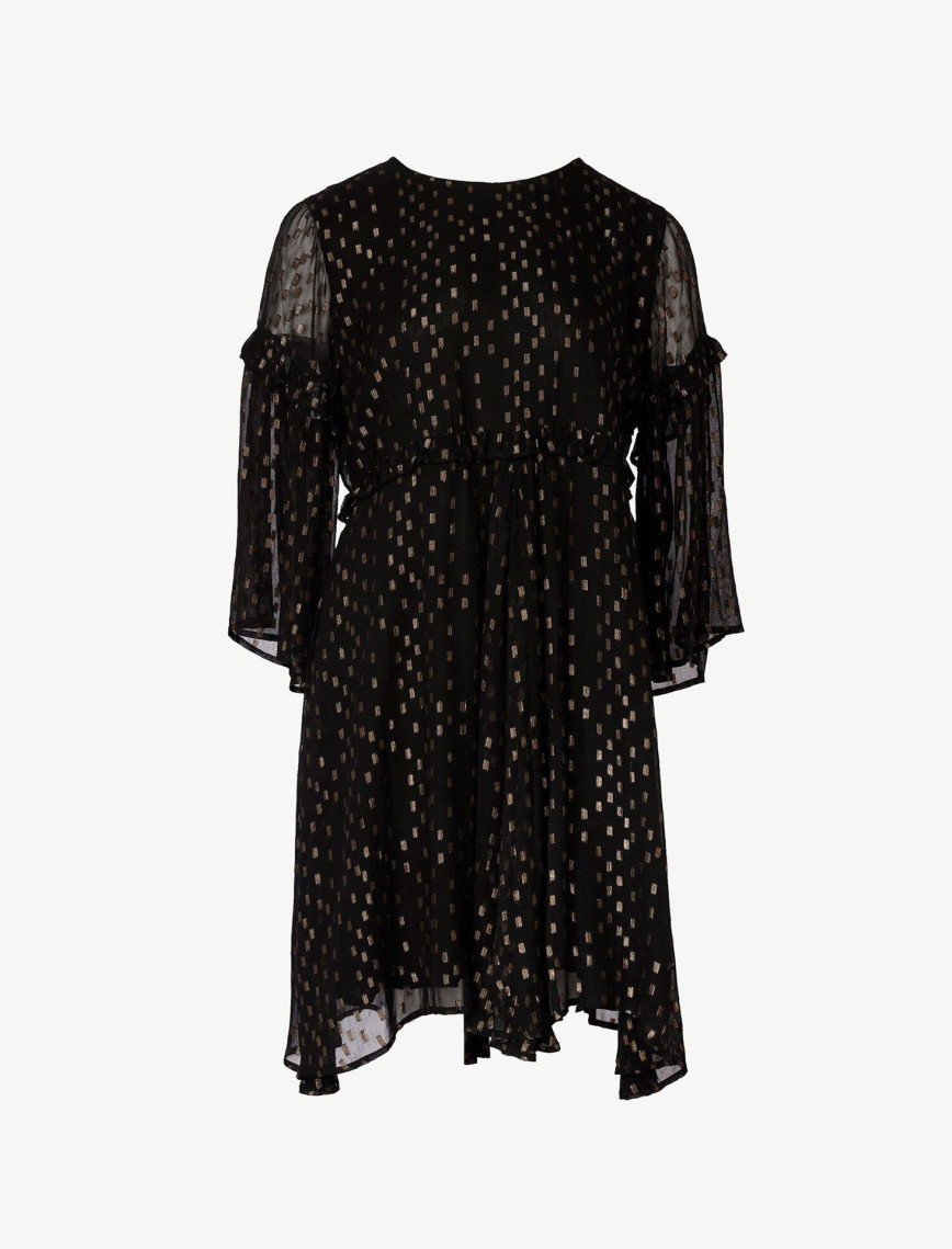 YARGICI Fırfır Detaylı Elbise YARGICI Fırfır Detaylı Elbise