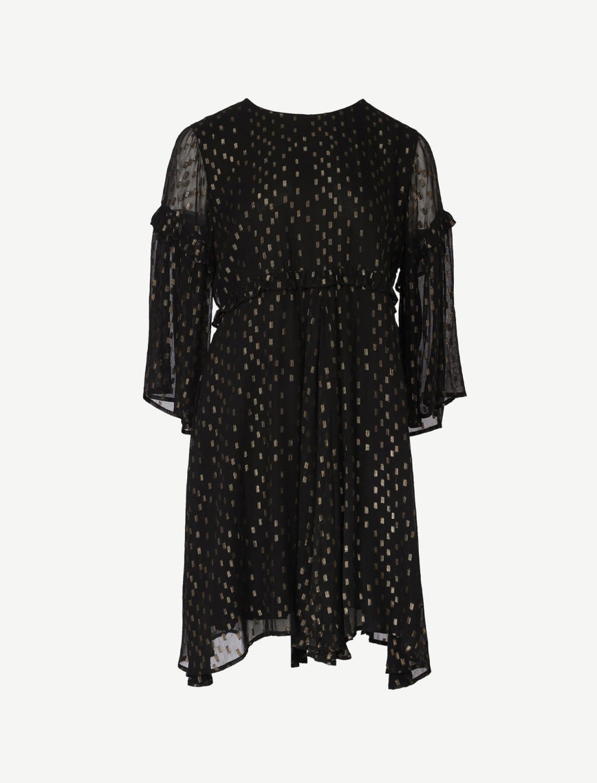 YARGICI Fırfır Detaylı Elbise YARGICI Fırfır Detaylı Elbise