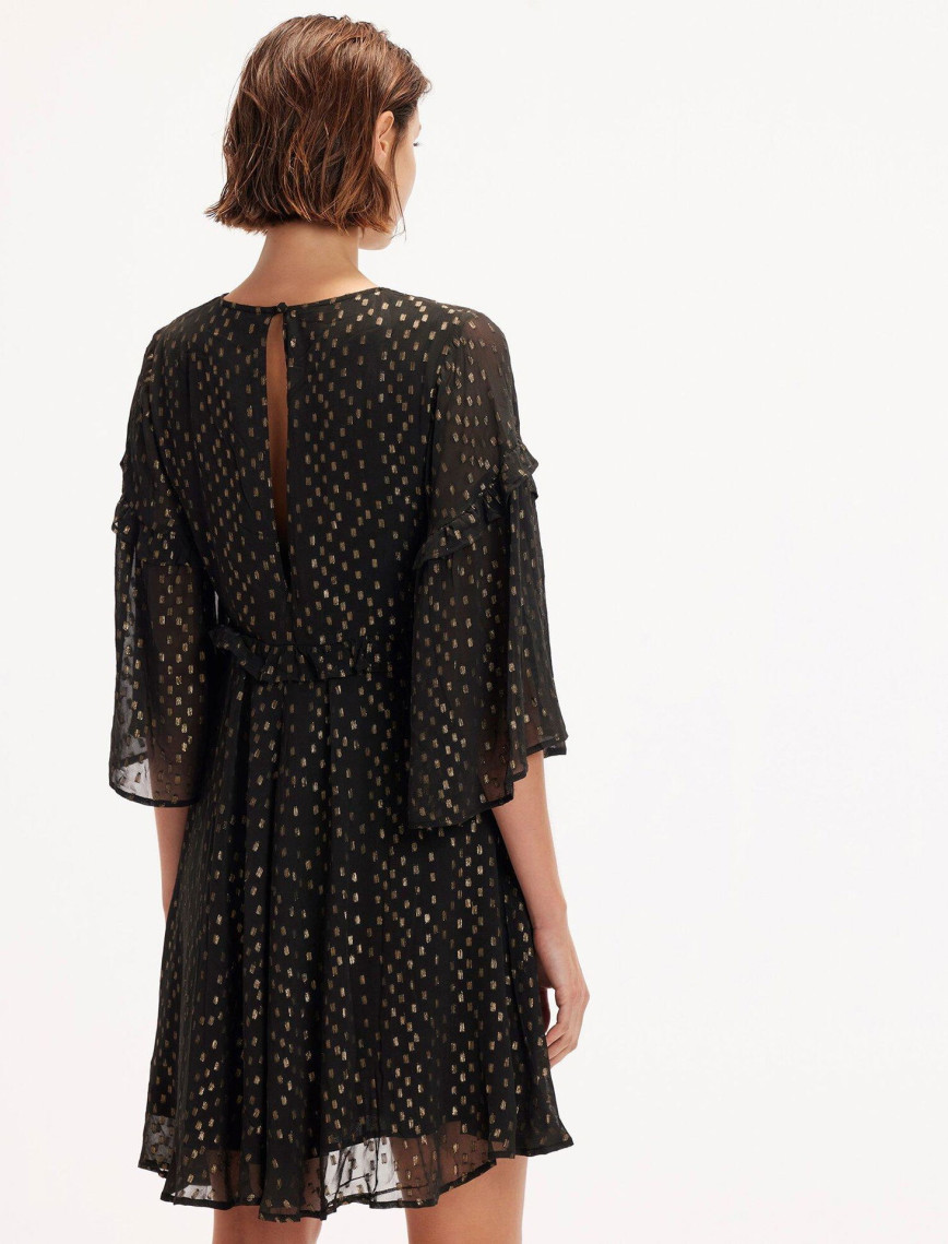 YARGICI Fırfır Detaylı Elbise YARGICI Fırfır Detaylı Elbise