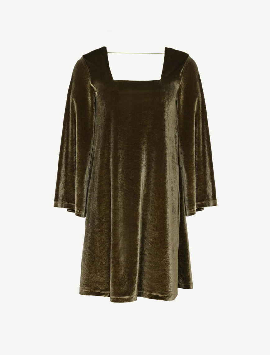 YARGICI Kare Yaka Elbise YARGICI Kare Yaka Elbise