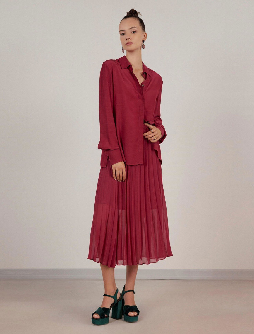 YARGICI Pliseli Etek YARGICI Pliseli Etek