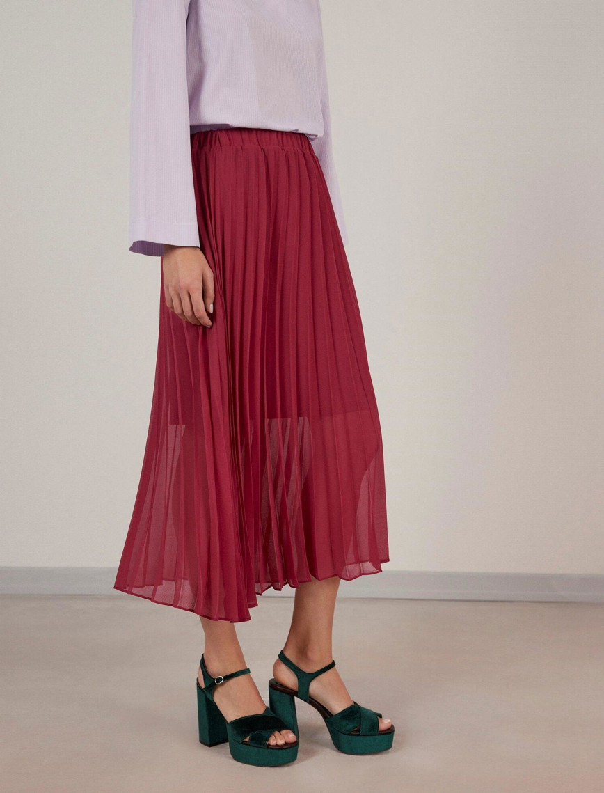 YARGICI Pliseli Etek YARGICI Pliseli Etek