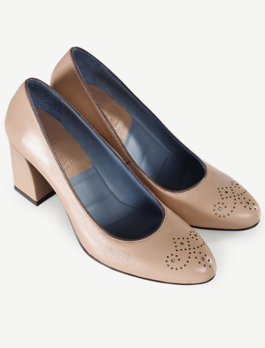 YARGICI Özel Üretim Yumuşak Deri Topuklu Ayakkabı YARGICI Özel Üretim Yumuşak Deri Topuklu Ayakkabı