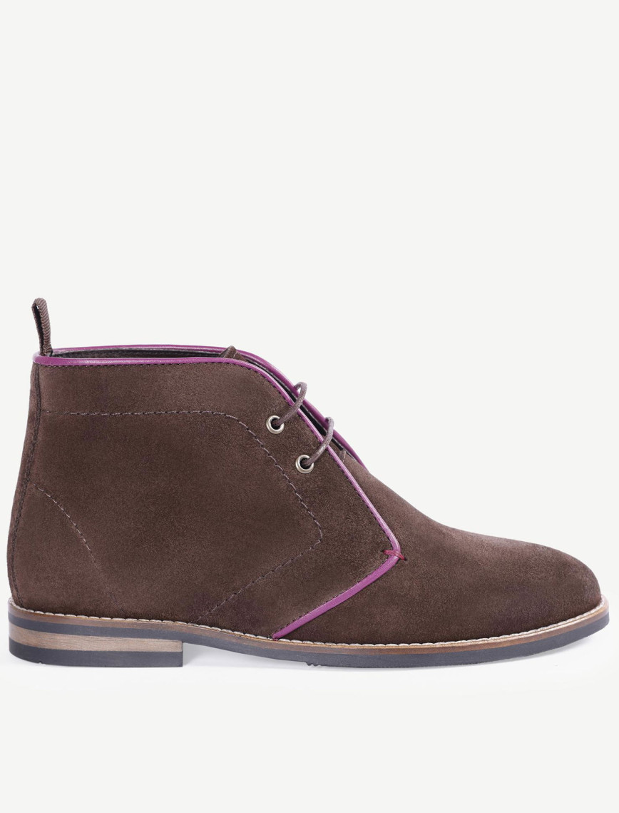 YARGICI Renk Detaylı Deri Süet Bot YARGICI Renk Detaylı Deri Süet Bot