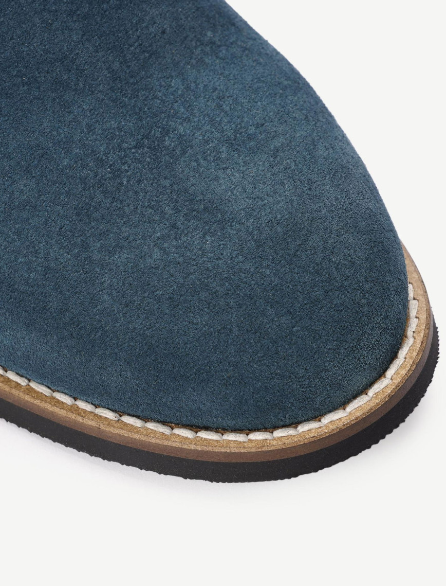 YARGICI Renk Detaylı Deri Süet Bot YARGICI Renk Detaylı Deri Süet Bot