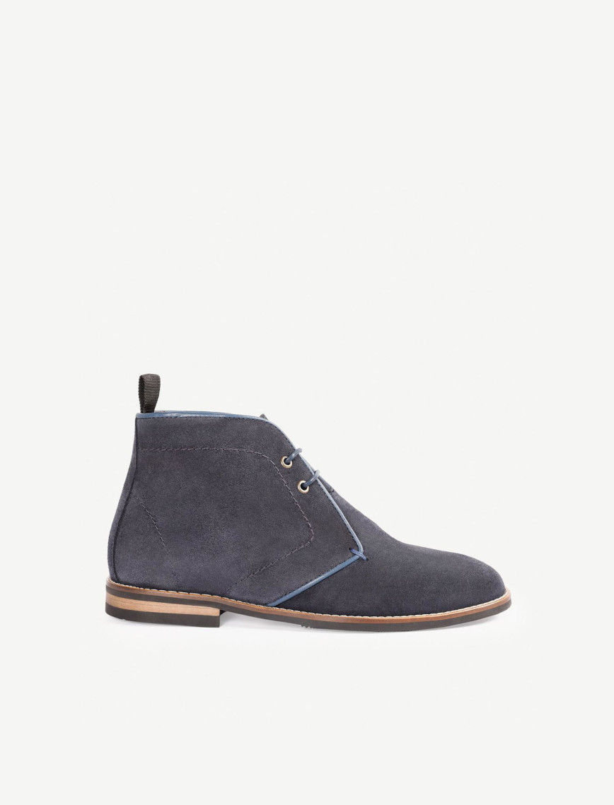 YARGICI Renk Detaylı Deri Süet Bot YARGICI Renk Detaylı Deri Süet Bot