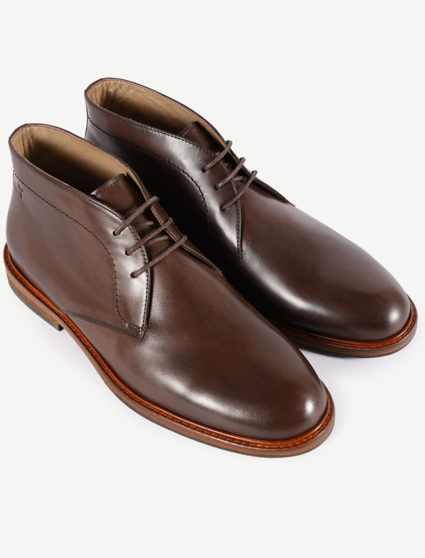 YARGICI İki Bağlı Yumuşak Deri Bot YARGICI İki Bağlı Yumuşak Deri Bot