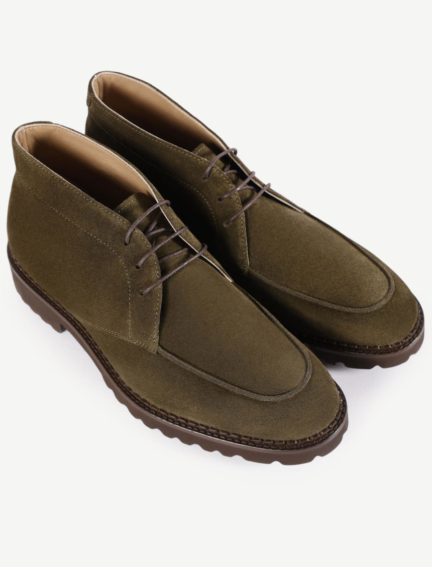 YARGICI Bağlı Kalın Tabanlı Süet Bot YARGICI Bağlı Kalın Tabanlı Süet Bot