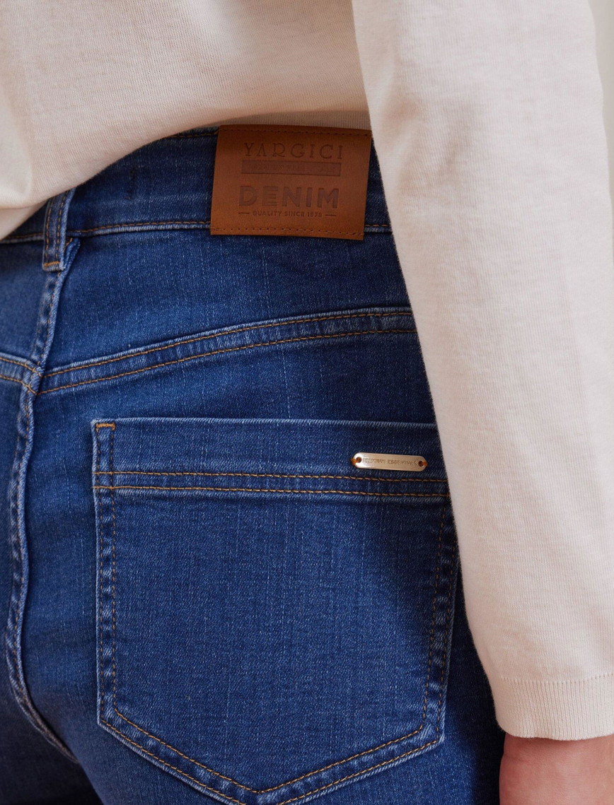 YARGICI Bol Paça Denim Pantolon YARGICI Bol Paça Denim Pantolon