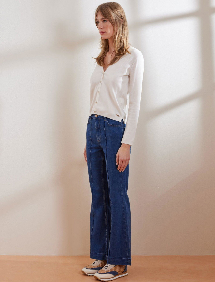 YARGICI Bol Paça Denim Pantolon YARGICI Bol Paça Denim Pantolon