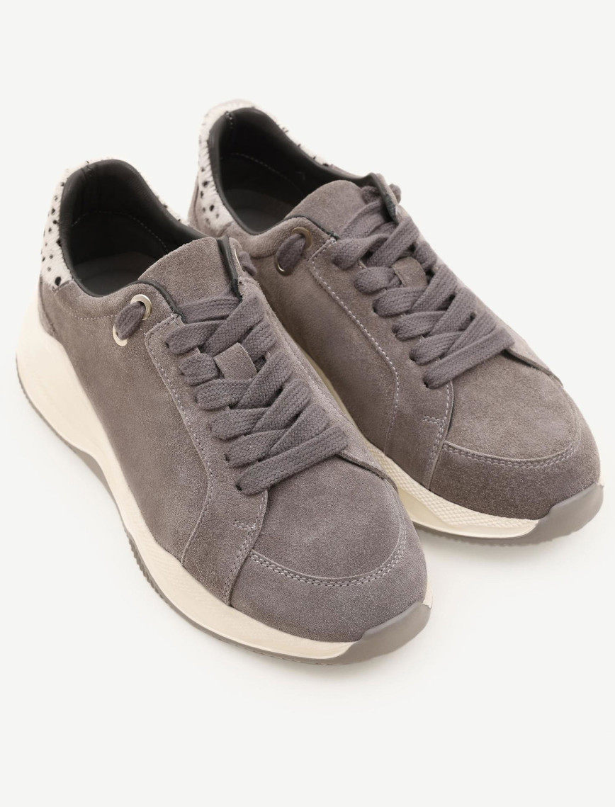 YARGICI Tay Tüyü Detaylı Deri Sneaker YARGICI Tay Tüyü Detaylı Deri Sneaker