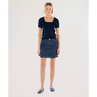 YARGICI Kare Yaka Yarım Kollu Triko YARGICI Kare Yaka Yarım Kollu Triko