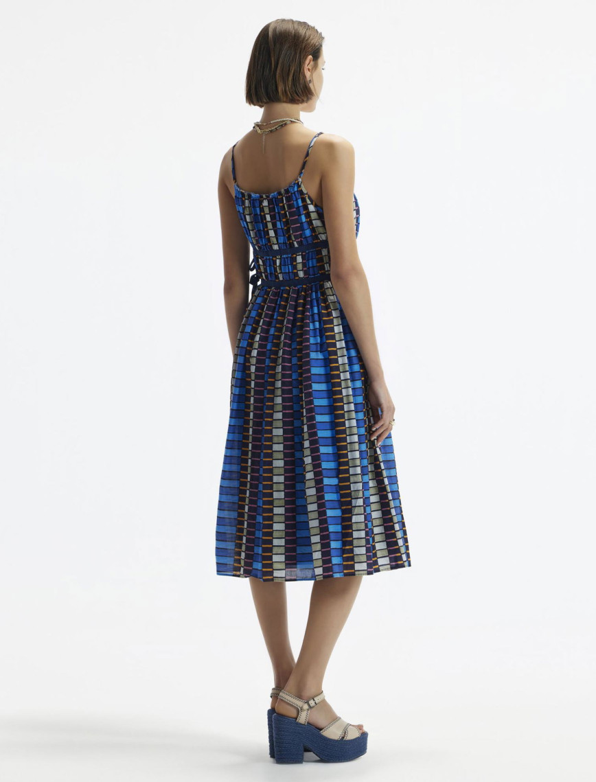 YARGICI Askılı Yanı Bağlama Detaylı Midi Boy Elbise YARGICI Askılı Yanı Bağlama Detaylı Midi Boy Elbise