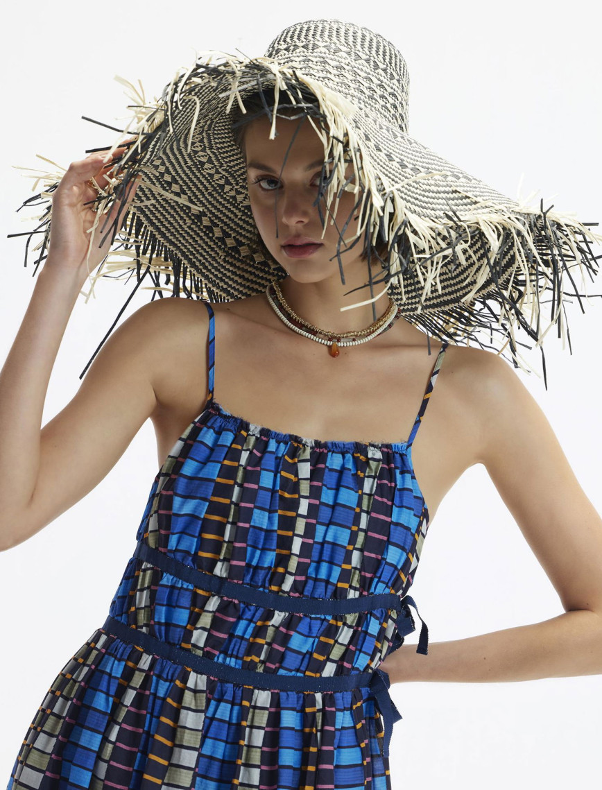 YARGICI Askılı Yanı Bağlama Detaylı Midi Boy Elbise YARGICI Askılı Yanı Bağlama Detaylı Midi Boy Elbise