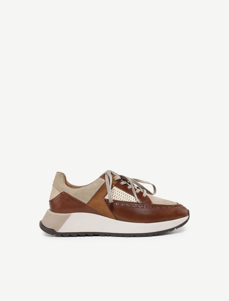 YARGICI Hasır Detaylı Maskülen Deri Sneakers YARGICI Hasır Detaylı Maskülen Deri Sneakers