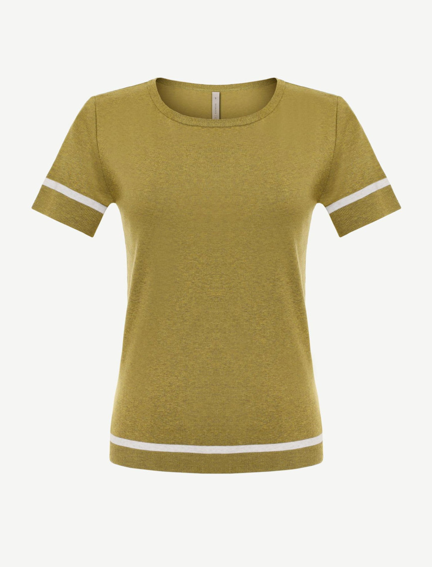 YARGICI Bisiklet Yakalı Kısa Kollu Triko YARGICI Bisiklet Yakalı Kısa Kollu Triko