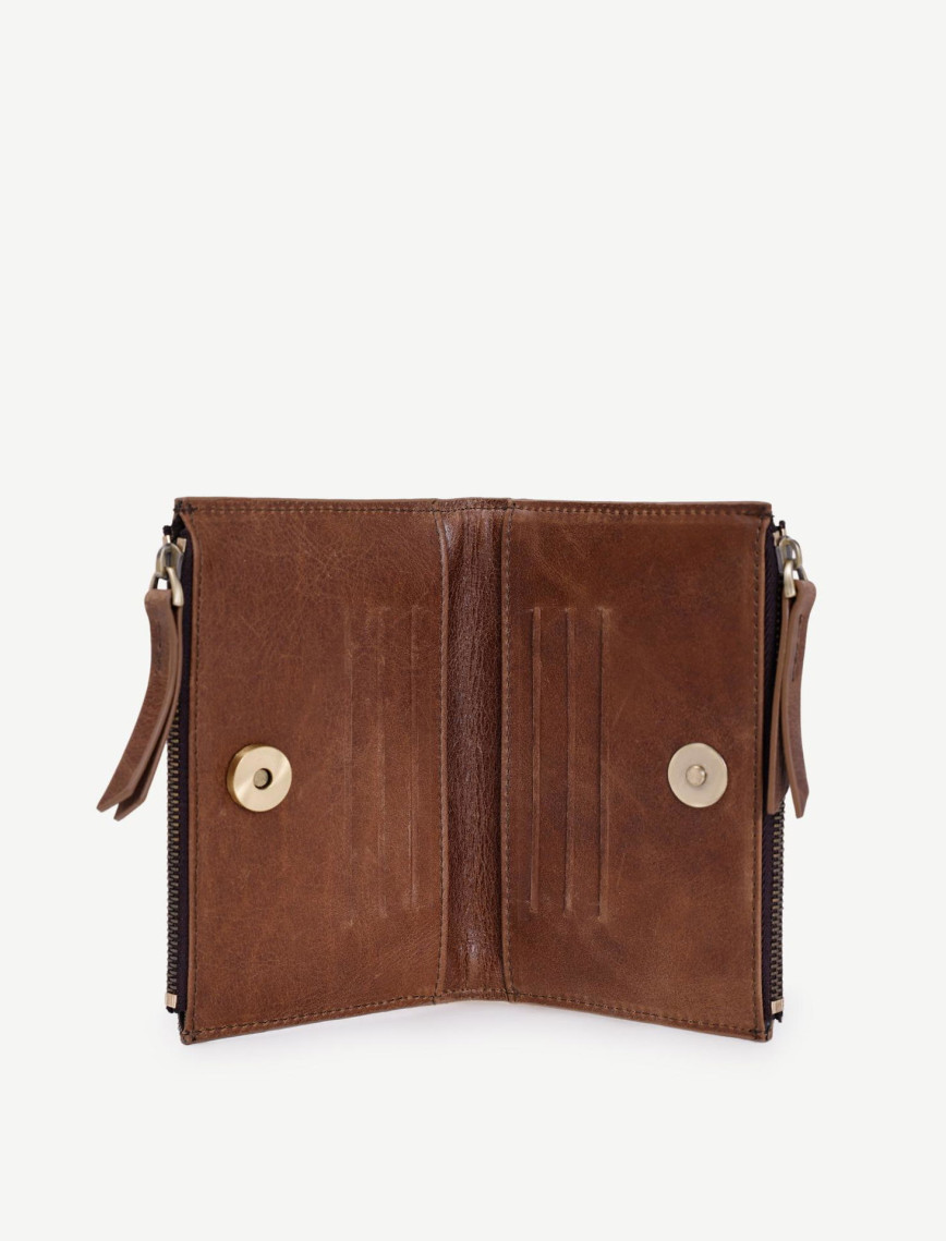 YARGICI Deri Örgü Detaylı Cüzdan YARGICI Deri Örgü Detaylı Cüzdan