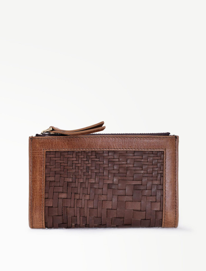 YARGICI Deri Örgü Detaylı Cüzdan YARGICI Deri Örgü Detaylı Cüzdan