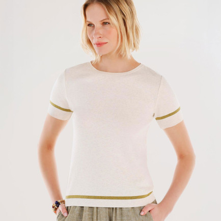 YARGICI Bisiklet Yakalı Kısa Kollu Triko YARGICI Bisiklet Yakalı Kısa Kollu Triko