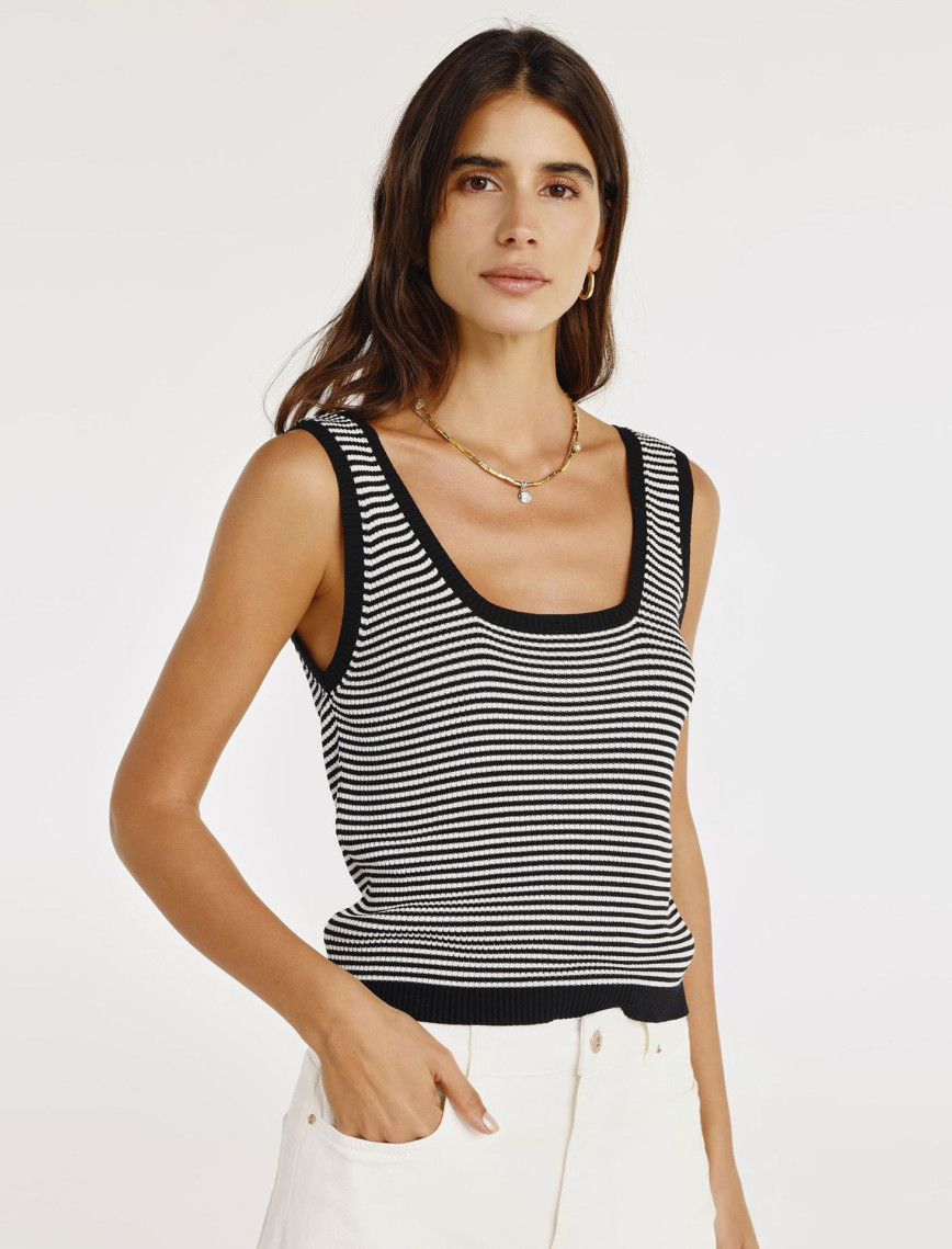 YARGICI Askılı Cropped Boy Triko Bluz