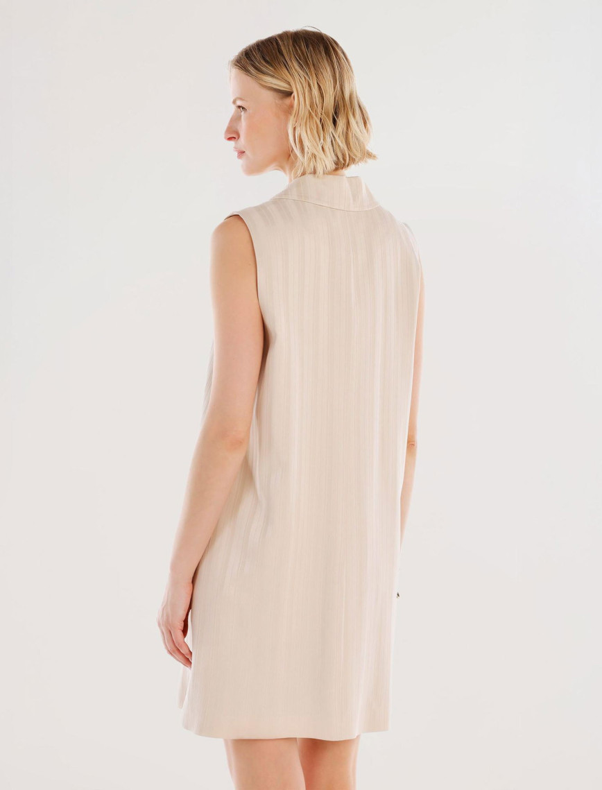 YARGICI Ceket Yaka Kolsuz Kısa Yelek Elbise YARGICI Ceket Yaka Kolsuz Kısa Yelek Elbise