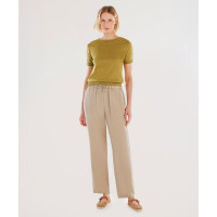 YARGICI Omuz Detaylı Kısa Kollu Triko