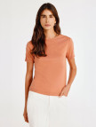 YARGICI Omuz Detaylı Kısa Kollu Triko