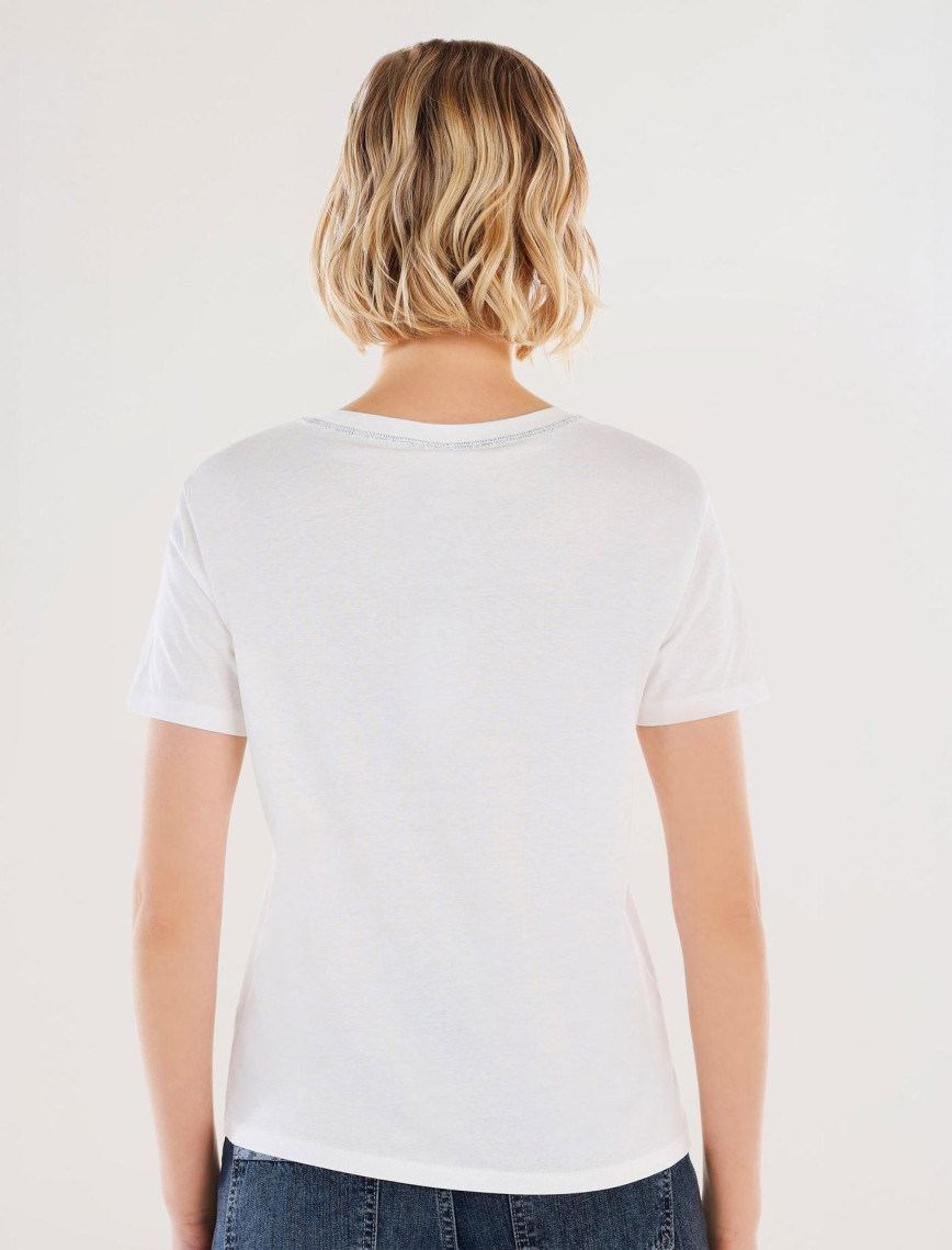 YARGICI Dikiş Detaylı Kısa Kollu T-shirt YARGICI Dikiş Detaylı Kısa Kollu T-shirt