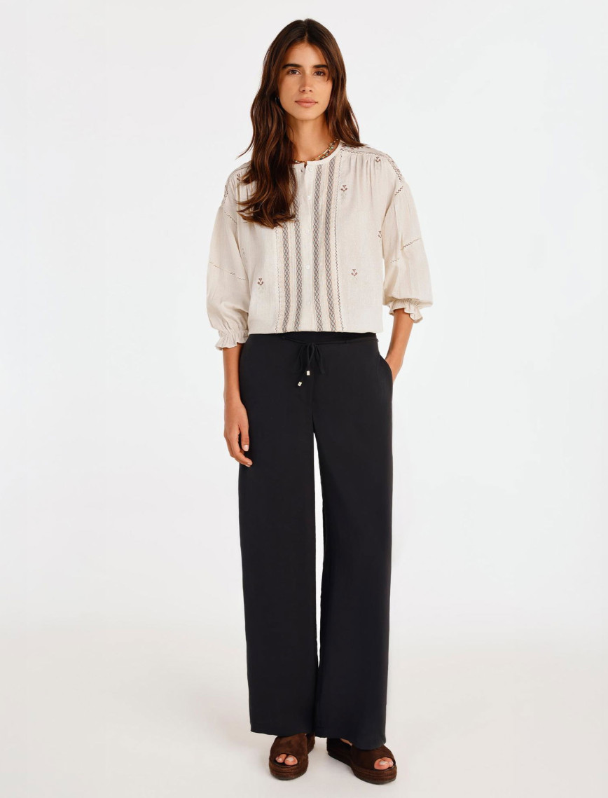 YARGICI Bağlama Detaylı Pantolon YARGICI Bağlama Detaylı Pantolon