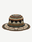 YARGICI Etnik Desenli Kaplin Şapka YARGICI Etnik Desenli Kaplin Şapka