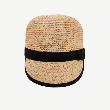 YARGICI Örgü Detaylı Rafya Şapka YARGICI Örgü Detaylı Rafya Şapka