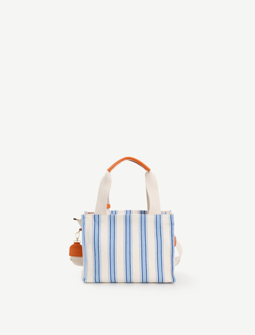 YARGICI Çizgili Canvas Omuz Çantası YARGICI Çizgili Canvas Omuz Çantası