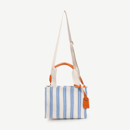 YARGICI Çizgili Canvas Omuz Çantası YARGICI Çizgili Canvas Omuz Çantası
