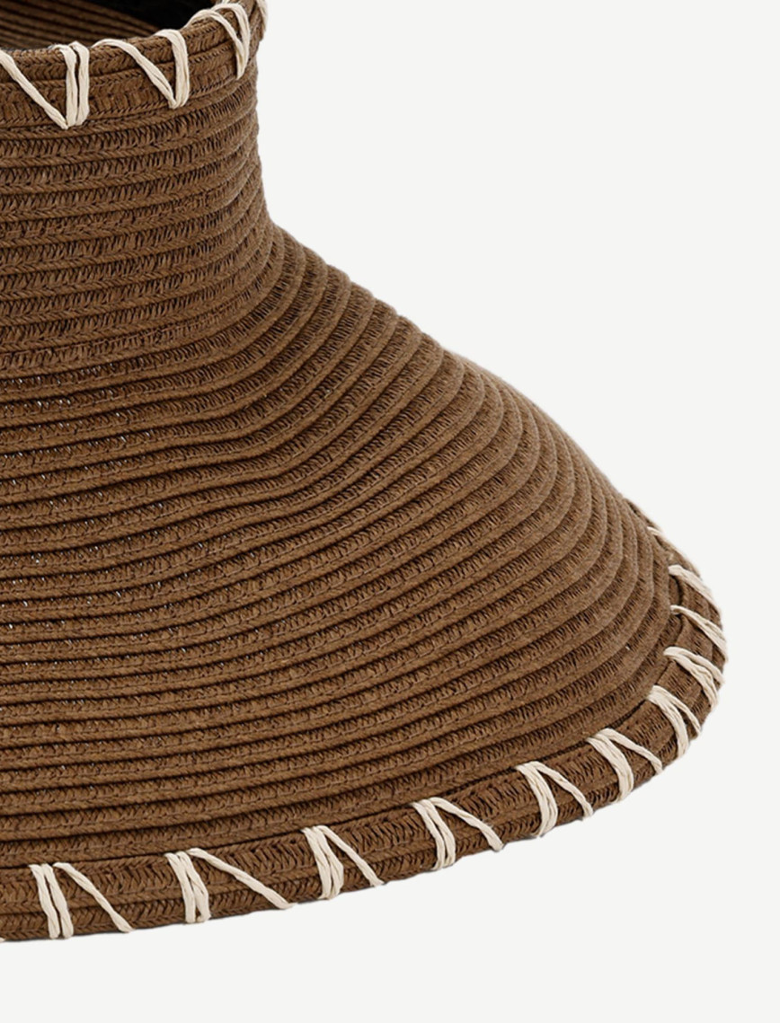 YARGICI Kenar Detaylı Katlanabilir Vizör Şapka