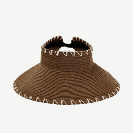 YARGICI Kenar Detaylı Katlanabilir Vizör Şapka YARGICI Kenar Detaylı Katlanabilir Vizör Şapka