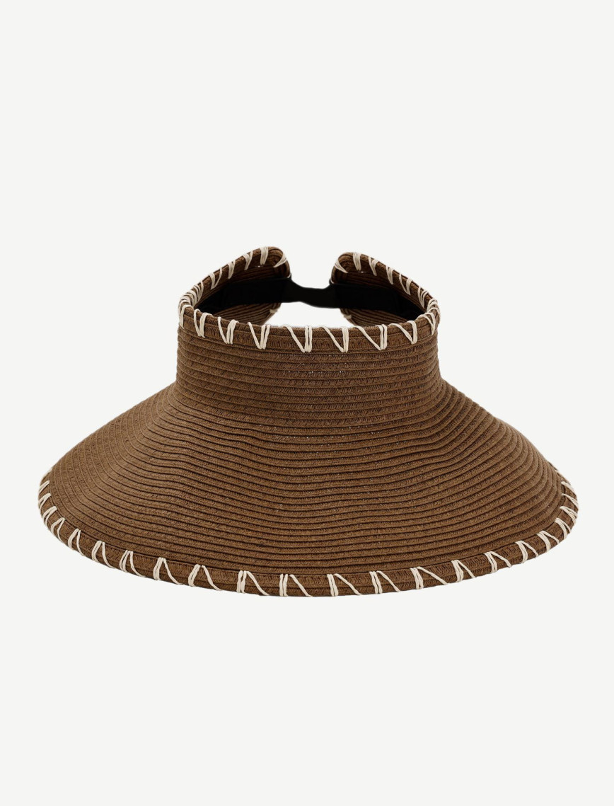 YARGICI Kenar Detaylı Katlanabilir Vizör Şapka