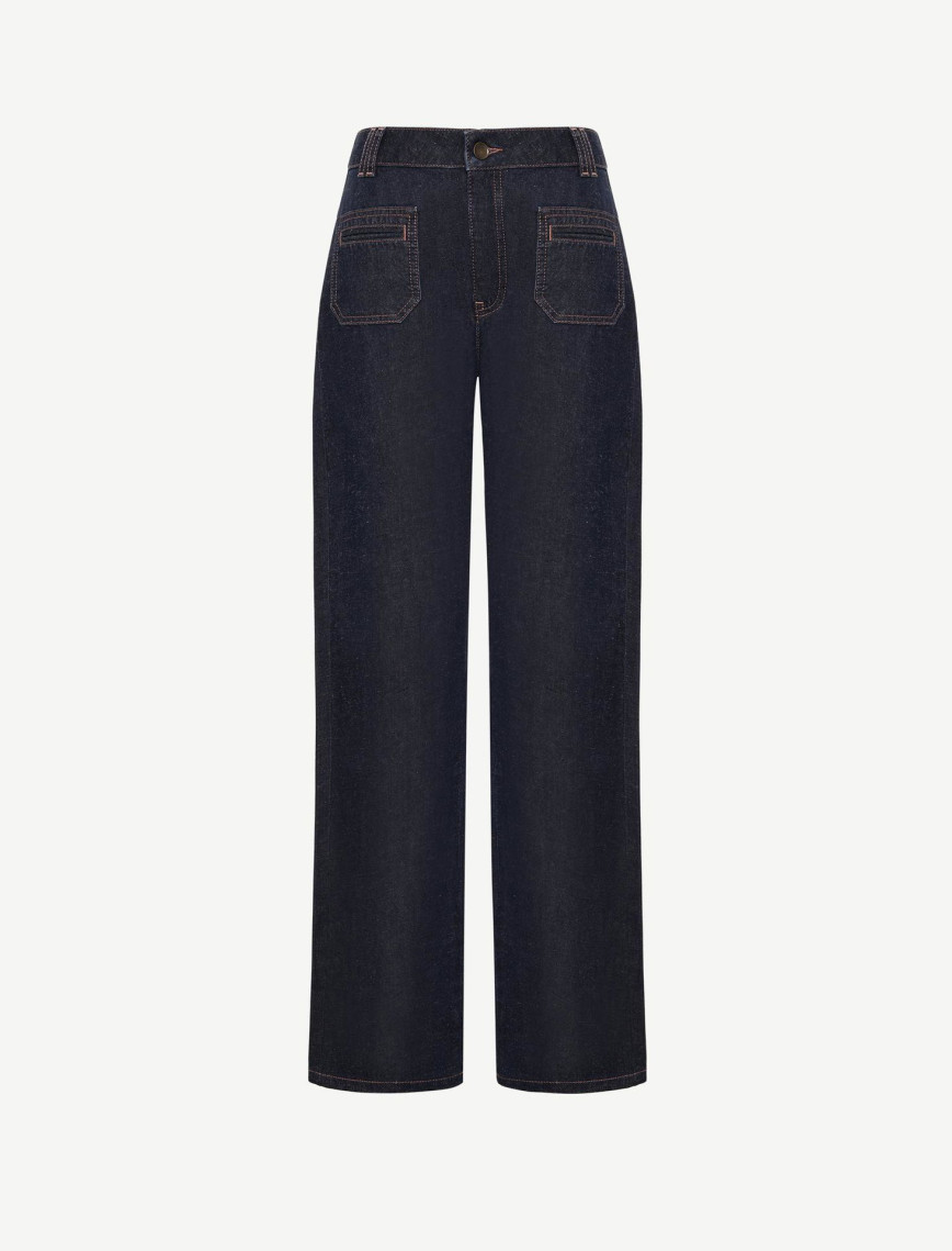 YARGICI Cep Detaylı Normal Bel Rahat Fit Denim Pantolon YARGICI Cep Detaylı Normal Bel Rahat Fit Denim Pantolon