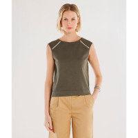 YARGICI Bisiklet Yakalı Kolsuz Triko YARGICI Bisiklet Yakalı Kolsuz Triko