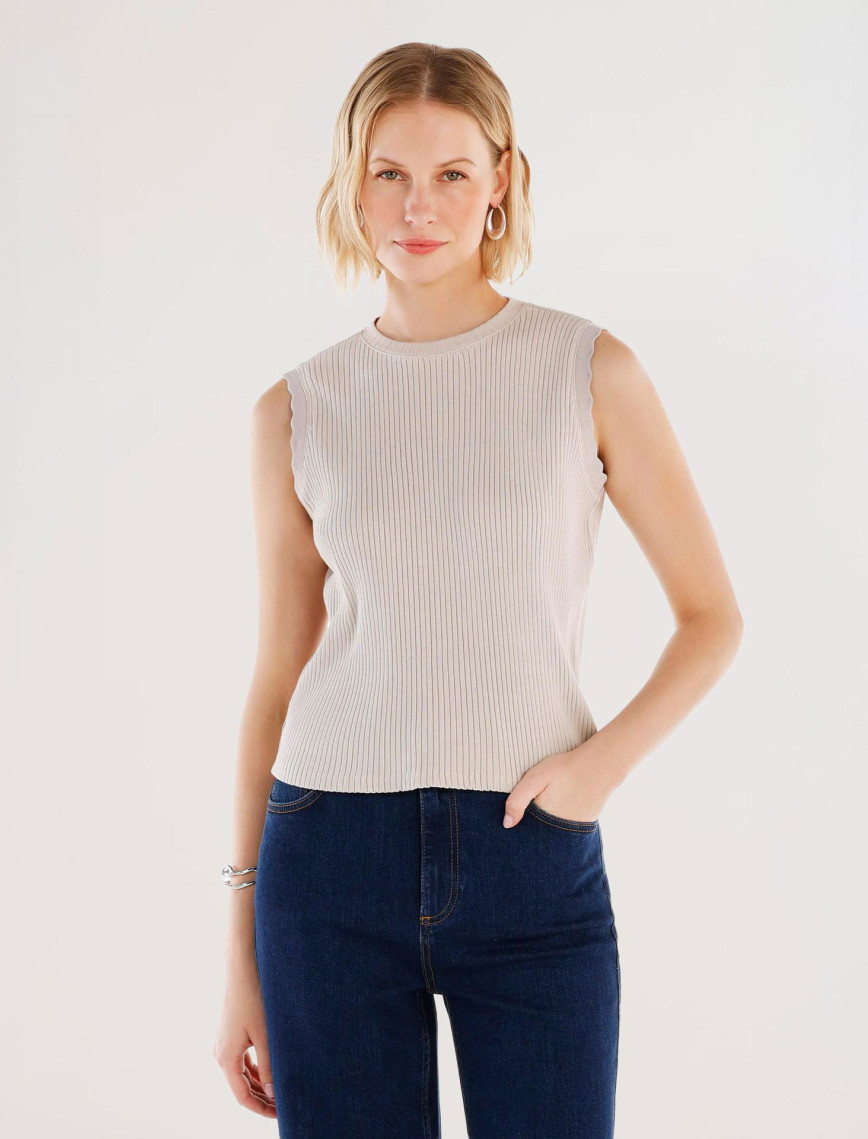 YARGICI Bisiklet Yaka Kolsuz T-shirt YARGICI Bisiklet Yaka Kolsuz T-shirt