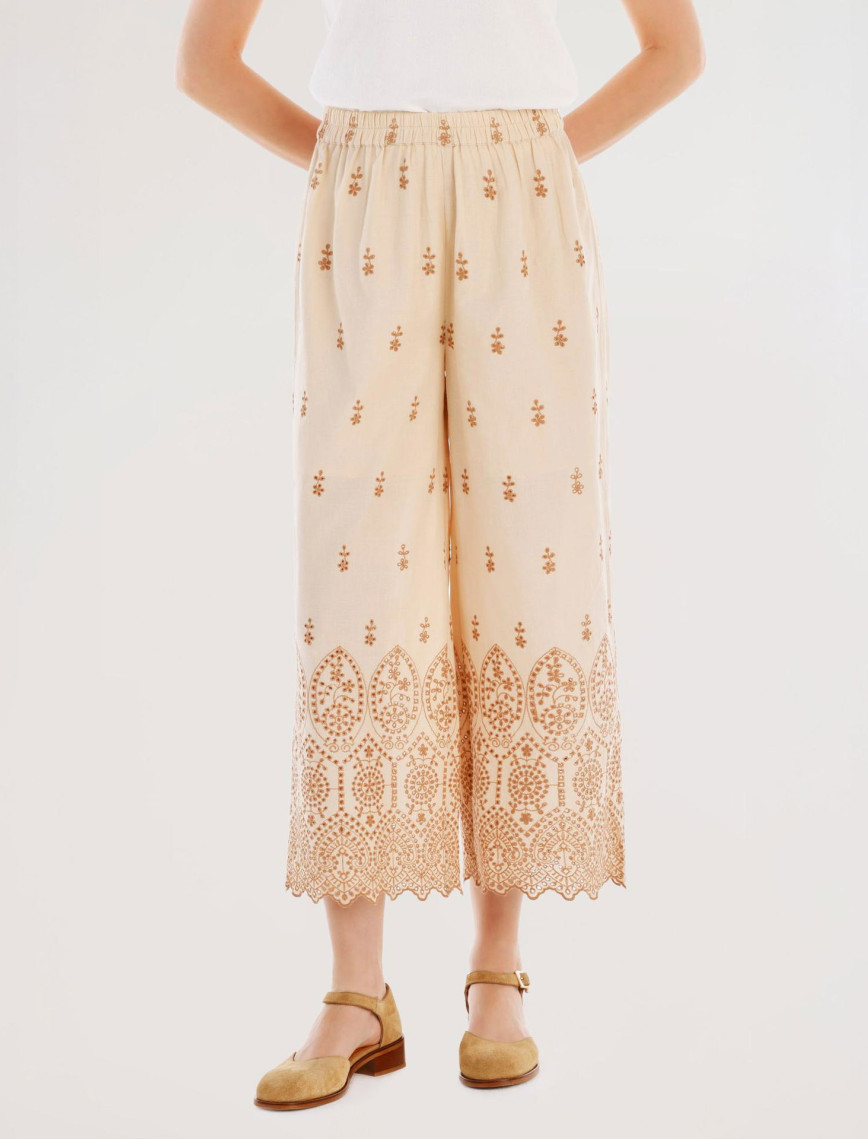 YARGICI Nakış Detaylı Pantolon YARGICI Nakış Detaylı Pantolon