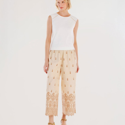 YARGICI Nakış Detaylı Pantolon YARGICI Nakış Detaylı Pantolon